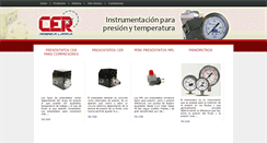 Desktop Screenshot of cer.com.ar