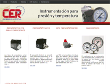 Tablet Screenshot of cer.com.ar